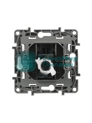 Информационная розетка RJ 45, категория 5e, UTP, Etika, алюминий