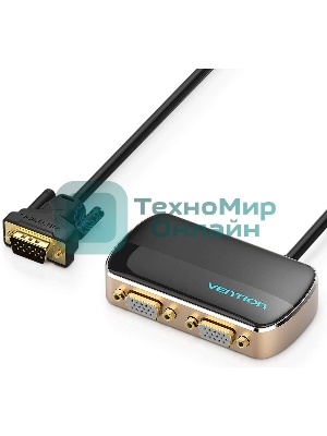 Разветвитель-сплиттер Vention VGA 15M/2x15F на 2 монитора