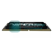 Оперативная память Patriot Steel Series, DDR4, 16GB (1x16 GB), 3200 MHz, CL22, радиатор, черный, SO-DIMM