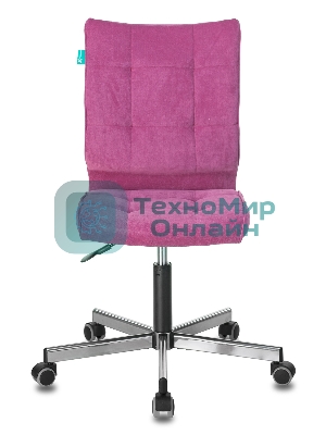Кресло Бюрократ CH-330M/LT-15 малиновый, экокожа, 120 кг, механизм качания, без подлокотников