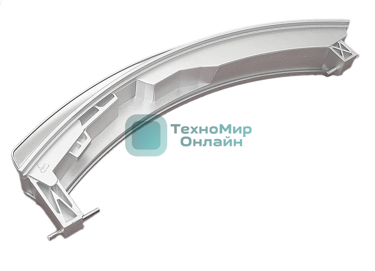 Ручка люка для стиральной машины Bosch, Siemens, Neff, Gaggenau серая