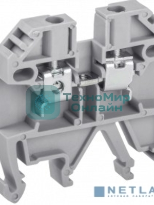 Клемма винтовая КВИ-2,5 мм2 серая (50 шт) YZN30-002-K03 IEK