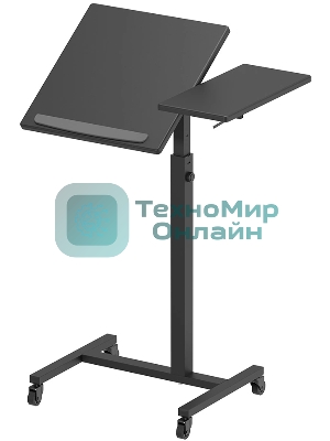 Стойка для телевизора Kromax OMEGA-10, макс. 15кг, напольный, наклон, черный