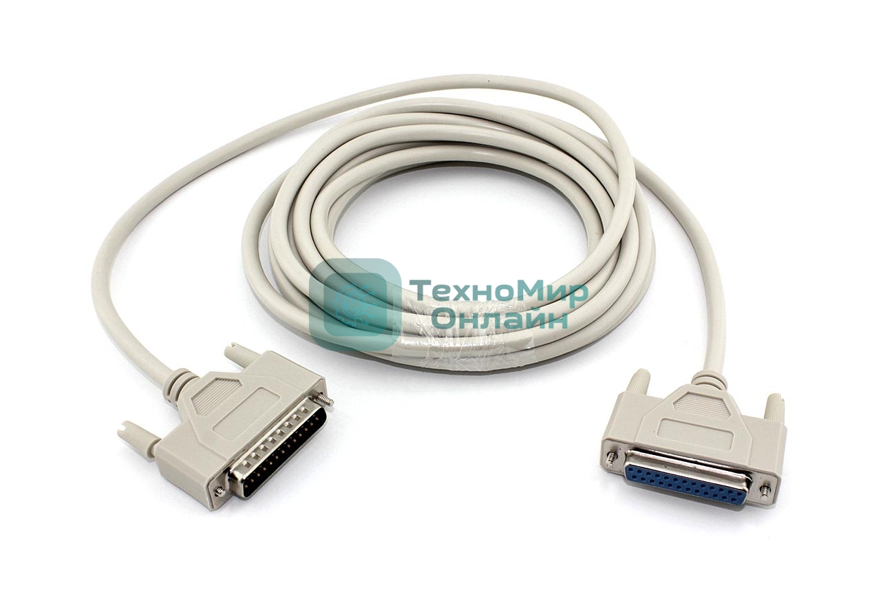 Кабель с разъемами DB25 мама-папа 5 м