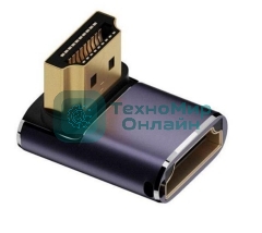 Переходник HDMI угловой папа-мама вниз