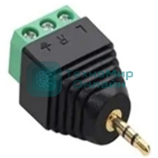 Сборный штекер microJack 2.5 мм 2 канала