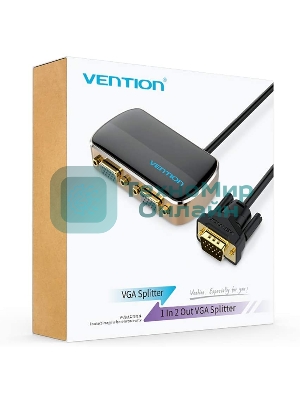 Разветвитель-сплиттер Vention VGA 15M/2x15F на 2 монитора