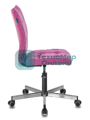 Кресло Бюрократ CH-330M/LT-15 малиновый, экокожа, 120 кг, механизм качания, без подлокотников