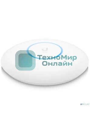 Точка доступа Ubiquiti UniFi 6 AP Pro U6-Pro 2.4+5 ГГц, Wi-Fi 6, 4х4 MU-MIMO, 802.3at, 1х 1G RJ45