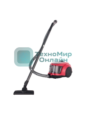 Пылесос Samsung VCC4520S3R/XEV красный, 350/1600 Вт, уборка сухая, пылесборник контейнер 1.3 л