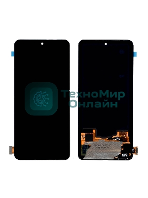 Дисплей для Xiaomi Redmi K40, K40 Pro, Mi 11i, Poco F3 в сборе с тачскрином (OLED) черный