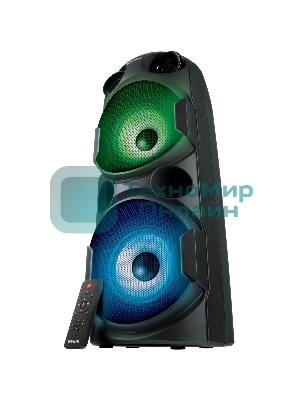 Колонка АС SVEN PS-750, черный (80 Вт, TWS, Bluetooth, FM, USB, microSD, LED-дисплей, 2х4400мА*ч)