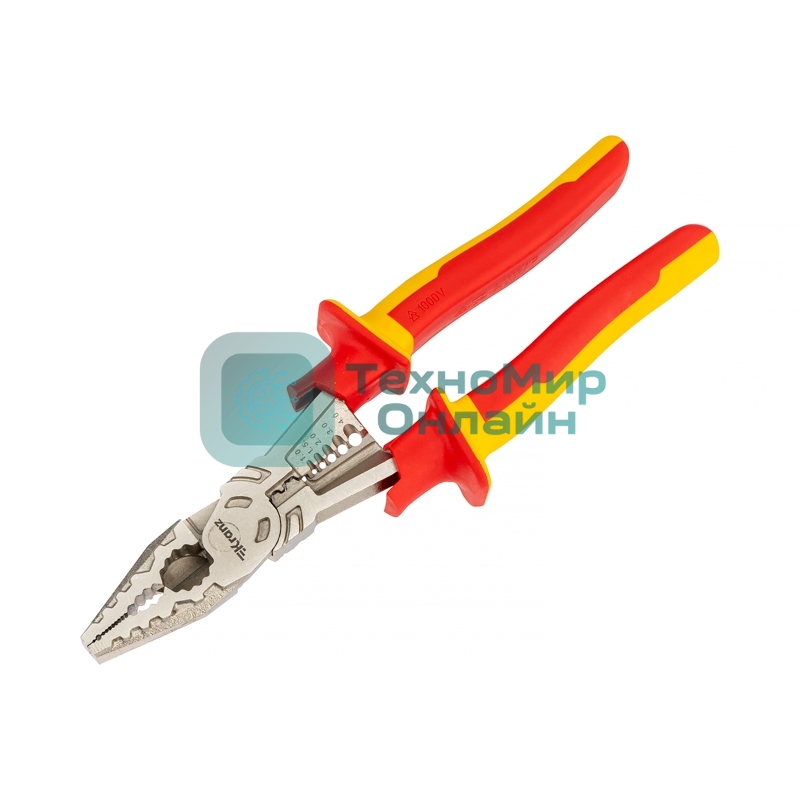 Плоскогубцы многофункциональные диэлектрические Kranz 230 мм