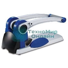 Дырокол Kw-Trio Heavy Duty 9550, до 300 листов, металл синий/серебристый, отверстий: 2, с линейкой