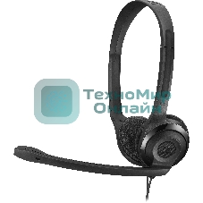 Гарнитура Sennheiser PC 5 CHAT стерео накладная закрытая 42-17000Гц, 2м, 4-контактный jack 3.5мм, 95дБ подвижный микрофон, круговая диаграмма