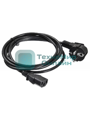 Кабель Buro BU-PCAB-ZP1 IEC C13 Евровилка 3м