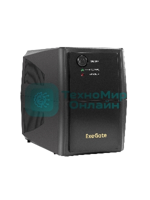 Источник бесперебойного питания ExeGate SpecialPro UNB-500.LED.AVR.4C13 500VA/300W, LED, AVR, 4*C13, черный