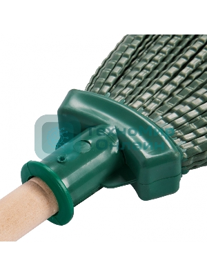 Метла Сибртех полипропиленовая 295 х 255 мм веерная, с черенком