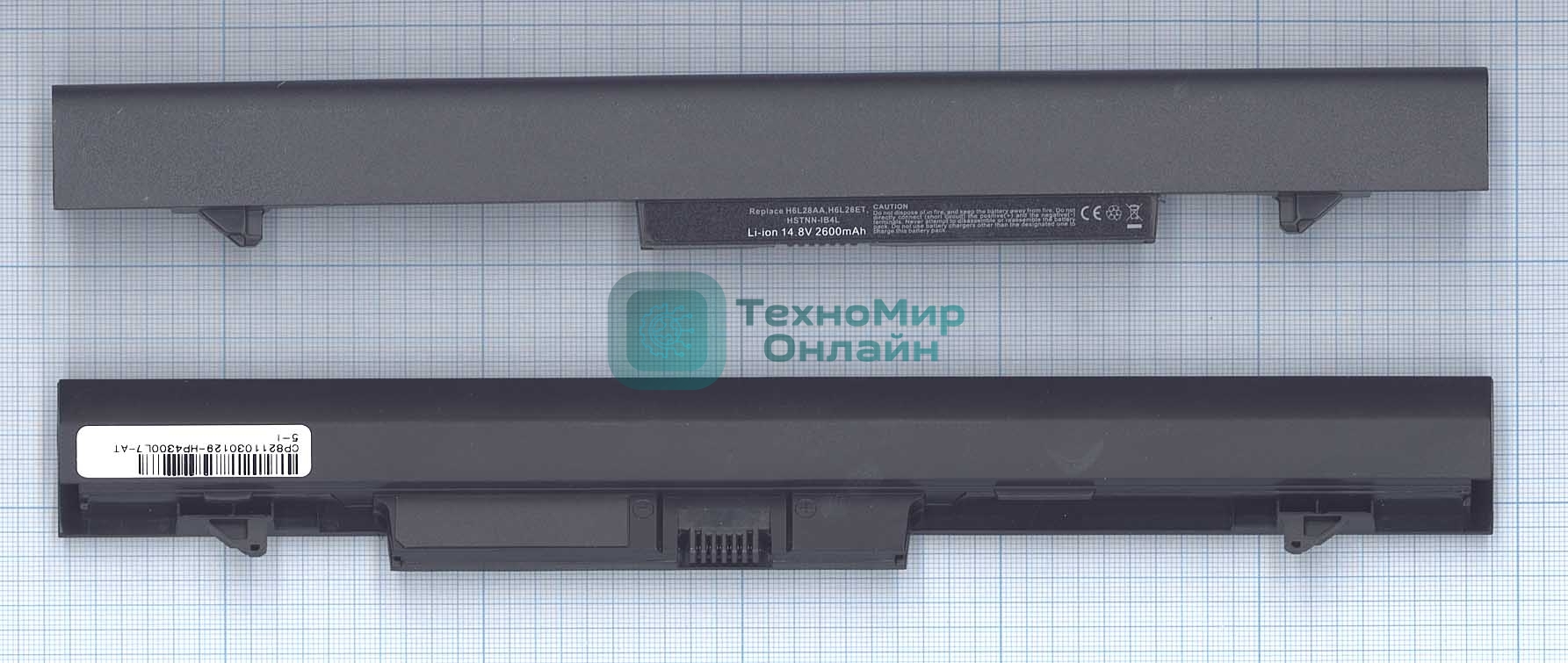 Аккумуляторная батарея для ноутбука HP ProBook 430 G1, 430 G2 (HSTNN-IB4L) (RA04) 2600mAh OEM черный