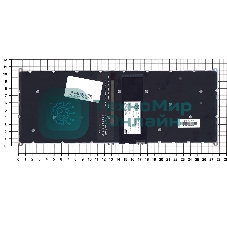Клавиатура для ноутбука Acer Aspire A514-52 черная с подсветкой