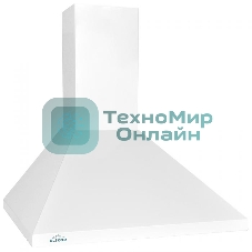 Вытяжка каминная Elikor Вента 60П-430-П3Л белый, 60 см, 430 куб. м/ч, 54 дБ