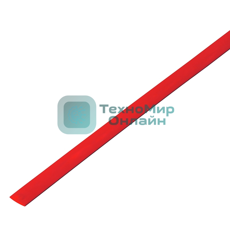 Термоусадочная трубка PROconnect 60/30 мм, красная, упаковка 10 шт. по 1 м