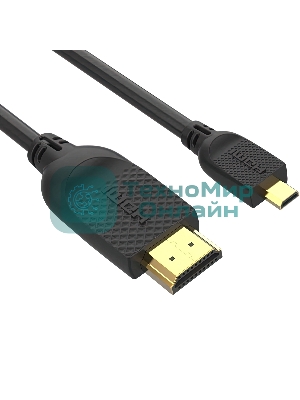 Кабель VCOM CG587-1.5M HDMI-19M --MicroHDMI-19M ver 2.0 1.5m VCOM CG587-1.5M
