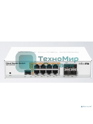 Маршрутизатор 8PORT 1000M 4SFP CRS112-8P-4S-IN MIKROTIK