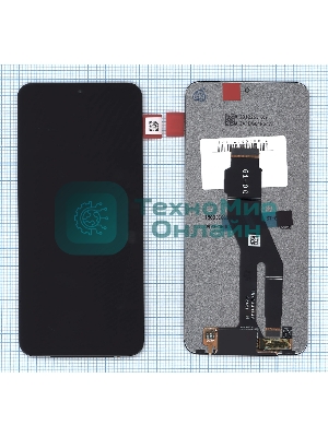 Дисплей (модуль) для Huawei Honor 90 Lite в сборе с тачскрином, черный orig