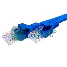 Патч-корд Suprlan 10-0148 UTP RJ-45 вил.-вилка RJ-45 cat.5e 2м синий LSZH 24AWG