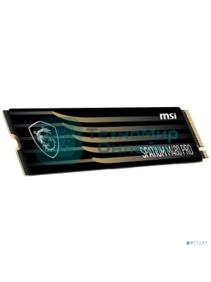 Накопитель SSD MSI SPATIUM M480 PRO, 2Tb, M.2 2280, PCIe 4.0 x4, NVMe, R/W 7400/7000
