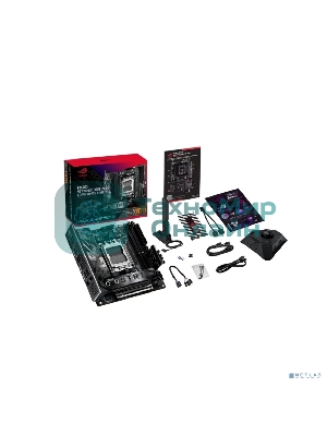 Материнская плата ASUS ROG STRIX X870-I GAMING WIFI, AM5, AMD X870, 2xDDR5, 2xSATA, 2xM.2, 1xPCI-E 5.0 x16, 1xHDMI, 2xUSB-C USB4, 1xUSB-C 10Gbps, 4xUSB-A 10Gbps, 1x 2.5Gb LAN, 2x3.5 мм, Mini-ITX