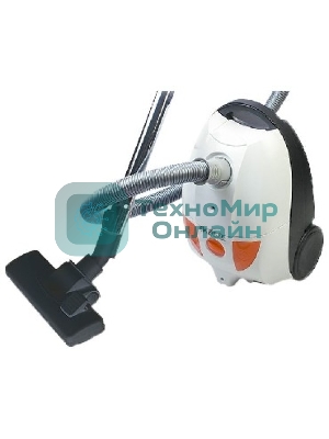 Пылесос Centek CT-2503 белый/оранжевый, 400/2000 Вт, уборка сухая, пылесборник мешок 2.5 л
