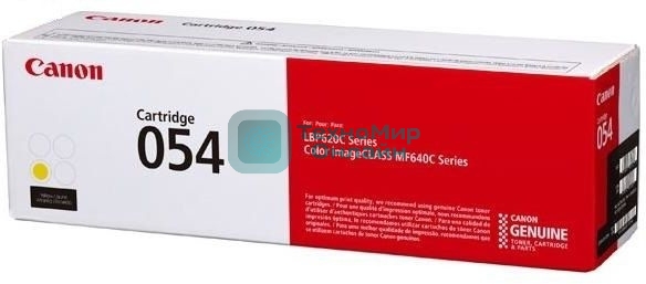 Картридж лазерный Canon 054 Y (3021C002) желтый (1200 стр.) для Canon i-SENSYS серий MF640, LBP620.