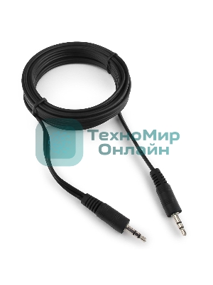 Кабель аудио Cablexpert CCA-404-3M, Jack3.5 - Jack3.5, 3м