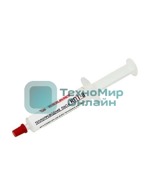 Паста теплопроводная Rexant 09-3751 КПТ-8 шприц 2 мл