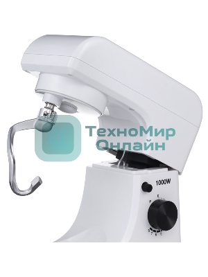 Миксер планетарный Hyundai HYM-S4451 1000 Вт, белый/черный