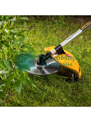 Триммер Denzel DT 33S бензиновый 33см3 1.8 лс. разъемная штанга состоит из 2 частей