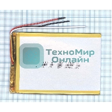 Аккумулятор Li-Pol (батарея) 3x70x100мм 3pin 3.7V/3000mAh