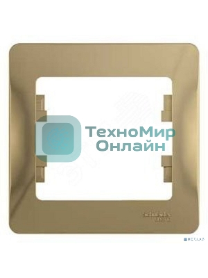 Рамка 1-м Glossa титан SchE GSL000401