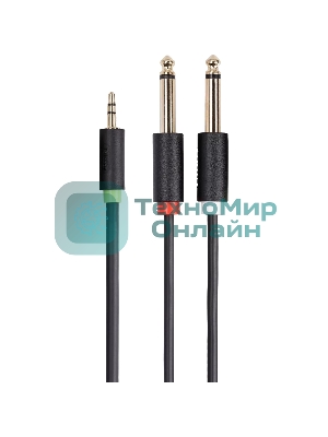 Кабель-адаптер 3.5ST(M)/2X6.35 ST(M), 3м, Telecom PRO TAV6168-3M
