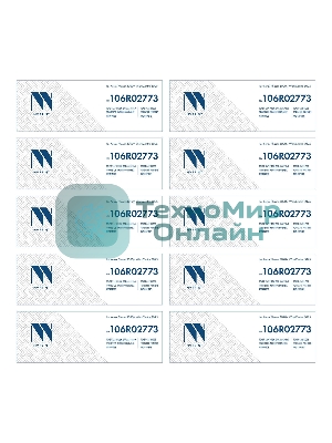 Картридж NVP совместимый NV-106R02773-SET10 для Xerox Phaser 3020/WorkCentre 3025 (1500k) (10 шт)