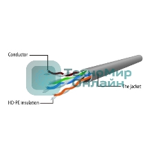 Патч-корд UTP Cablexpert cat.5e, 2м, литой, многожильный розовый