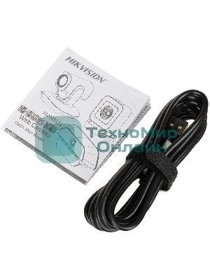 Веб-камера Hikvision DS-U04 4MP CMOS Sensor,0.1Lux @ (F1.2,AGC ON),Built-in Mic USB 2.0,2560*1440@30/25fps,3.6mm Fixed Lens