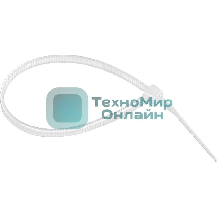 Хомуты Сибртех, 180x3,6 мм,пластмассовые,белые, 100 шт.