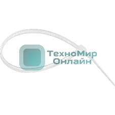 Хомуты Сибртех, 180x3,6 мм,пластмассовые,белые, 100 шт.