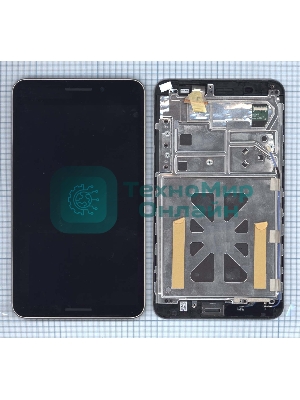 Модуль (матрица + тачскрин) для Asus FonePad 7 FE375CXG черный с рамкой