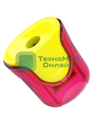 Точилка для карандашей ручная Deli ER01000 U-touch, 1 отверстие, пластик, ассорти, дисплей