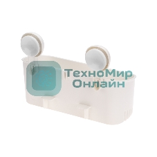 Полка для ванной комнаты HALSA HLS-F-103W на вакуумной присоске, прямая