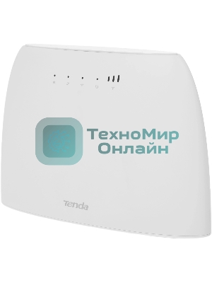 Роутер Tenda 4G03 4G LTE wiFi, 300 Мбит/с, поддержка TR069, слот для SIM-карт